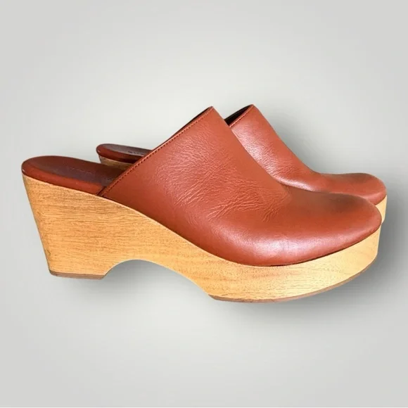 EVERLANE The‎ Clog Napa Leather | British Tan | Size 11 - Picture 4 of 10